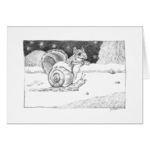 Snail and Squirrel card