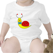 Snail Baby Bodysuits