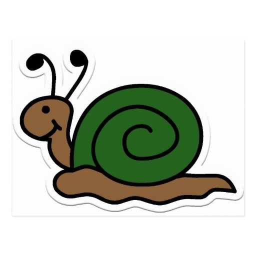 snail post card