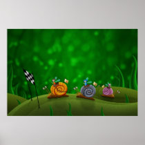 Snail Racing Poster