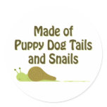 Snail Saying Sticker