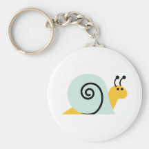 Snail Slugs Gastropoda Cute Cartoon Animal Key Chain
