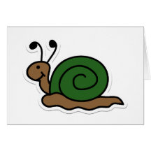 Snail Valentine Greeting Cards