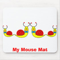 Snails, My Mouse Mat Mouse Mats