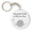 Snail's Pace keychain