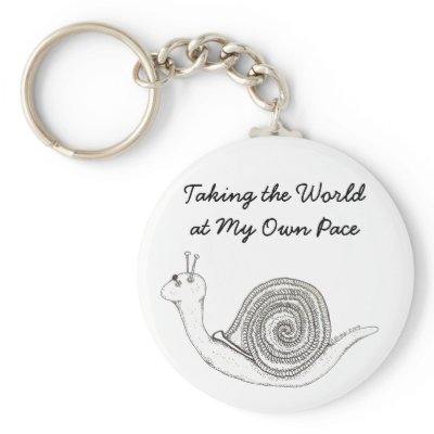 Snail's Pace keychain by IArtist40
