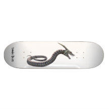 Snake Bite Natural Custom Skate Deck Branded