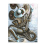 Snake charmer post card