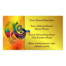 Snake Charming Witch Business Cards