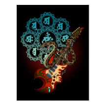 Snake Guitar 05 ポストカード