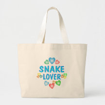 SNAKE LOVER CANVAS BAGS