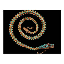 Snake necklace, 1844 post cards