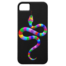 Snake Psychedelic Rainbow iPhone 5 Case