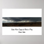 Snake River Canyon at Birds of Prey Poster