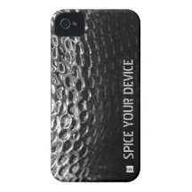 Snake Skin Black iPhone 4 Case-Mate ID Case