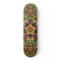 Snake skin mandala - Skateboard