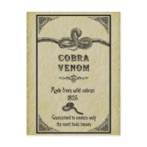 Snake Venom Postcard