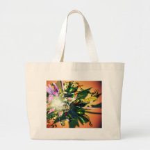 SnakeFlower Canvas Bags