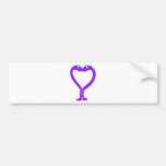 snakes-heart bumper stickers