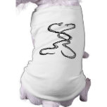 Snakes in combat pet shirts pet clothing