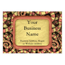 Snaky Spirals Business Cards