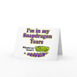 SnapdragonYears Greeting Cards