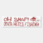 Snapper Fishing Ban Bumper Sticker