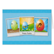 Snapshots of musical easter eggs greeting cards