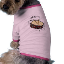 Snare Drum Dog Tee Shirt