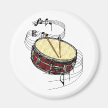 Snare Drum Fridge Magnets