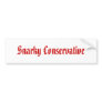 Snarky Conservative Bumper Stickers