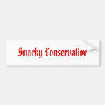 Snarky Conservative Bumper Stickers