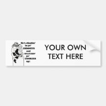 Snatchin' yo cookies up bumper stickers