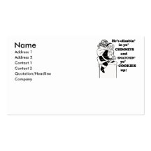 Snatchin' yo cookies up business card templates