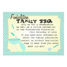 Snazzy BBQ Set Invites
