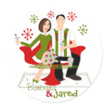 Snazzy Shindig Christmas stickers