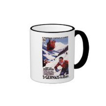 SNCF Railway Cable Car Promo Poster Coffee Mug