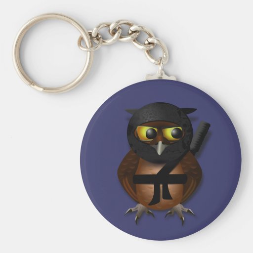 Sneaky Ninja Owl Key Chain