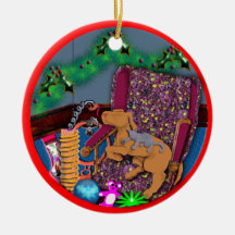 sneaky santa ornaments