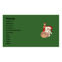 Sneaky Sneaky Santa Business Cards
