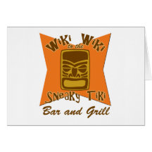 Sneaky Tiki Bar and Grill Card