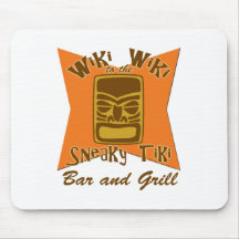 Sneaky Tiki Bar and Grill Mousepad