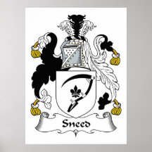 Sneed Family Crest Print