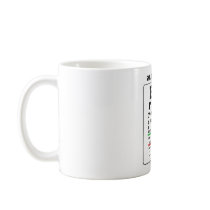 Snellen Chart (Generic Vision Chart) Mug