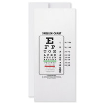Snellen Chart (Medical Visual Acuity Testing)