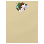 Sniffing Basset Hound Cartoon