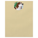 Sniffing Basset Hound Cartoon flyers