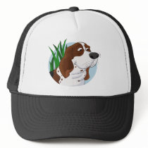 Sniffing Basset Hound Cartoon