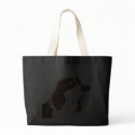 Sniffing Cartoon Basset Hound bags