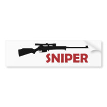 **SNIPER** BUMPER STICKERS